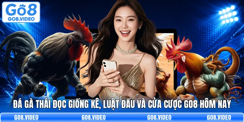 Đá Gà Thái Đọc Giống Kê, Luật Đấu Và Cửa Cược Go8 Hôm Nay